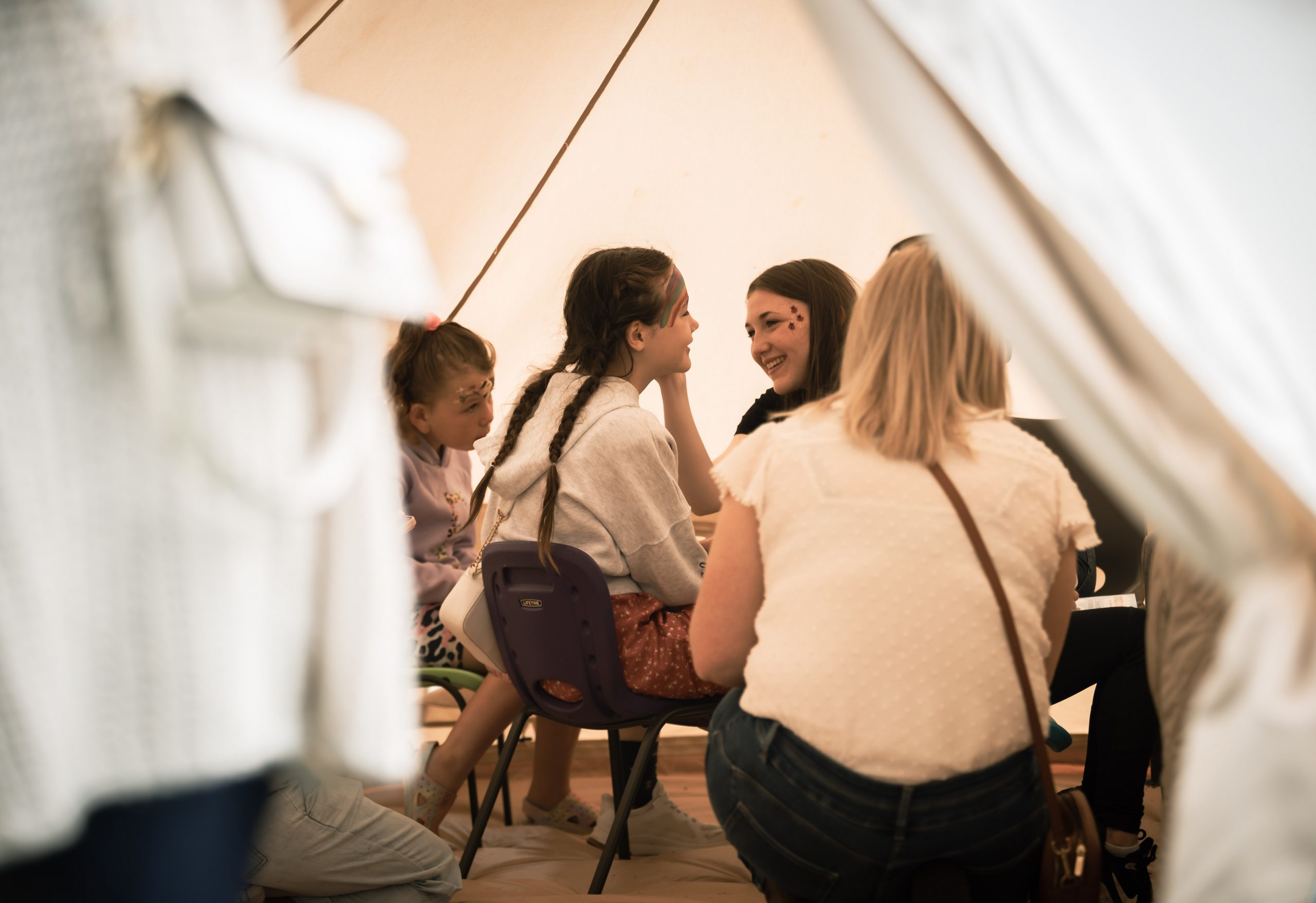 Face Paint Tent